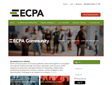 Tablet Screenshot of ecpa.org